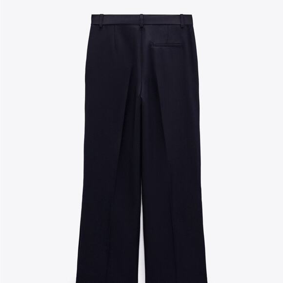 ZARA CROPPED TROUSERS WITH BUTTON PANTS - Picture 6 of 7